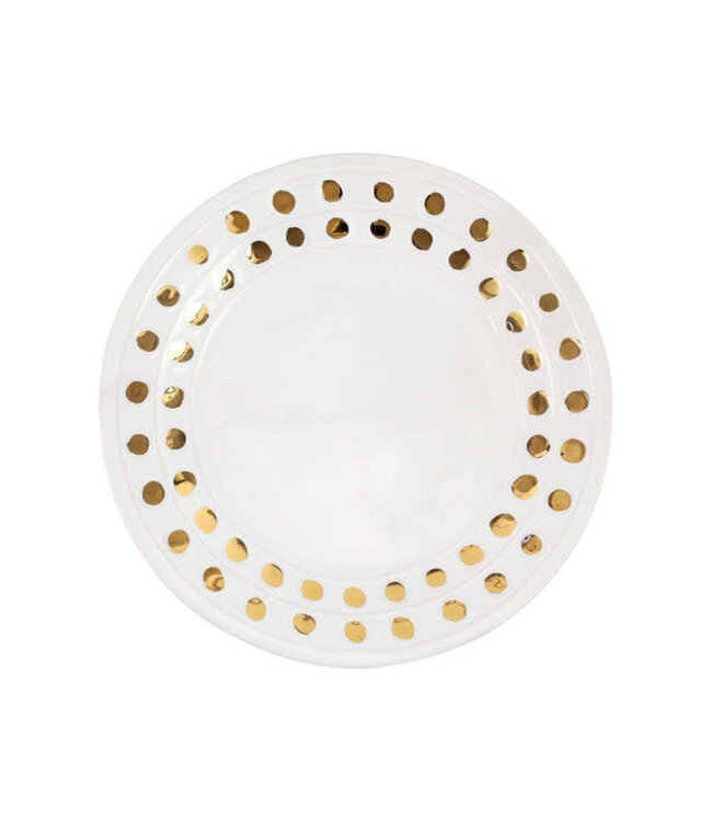 VIETRI Medici Gold Dinner Plate