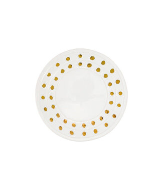 VIETRI Medici Gold Salad Plate