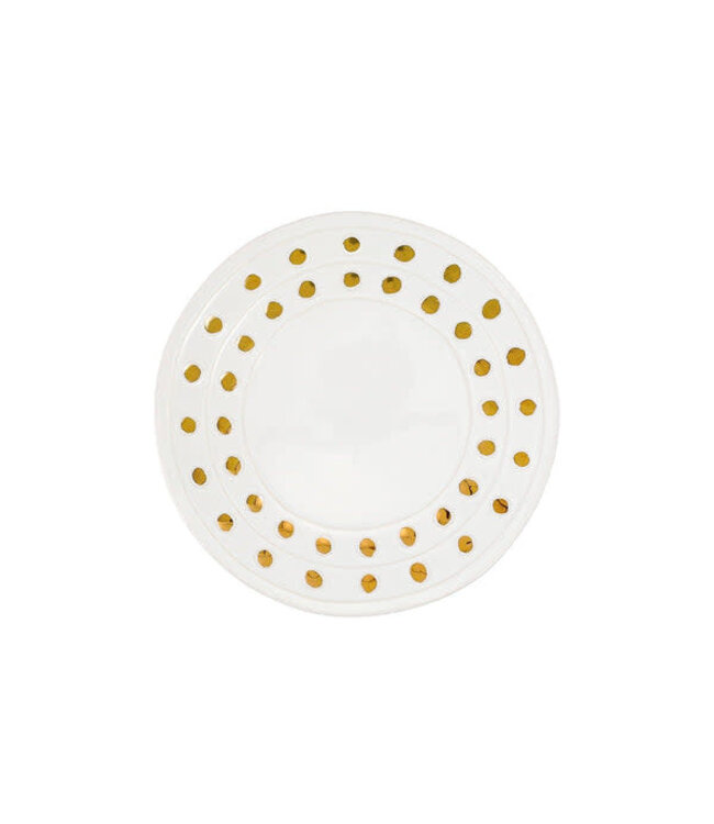 VIETRI Medici Gold Salad Plate