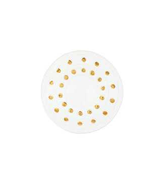 VIETRI Medici Gold Canape Plate