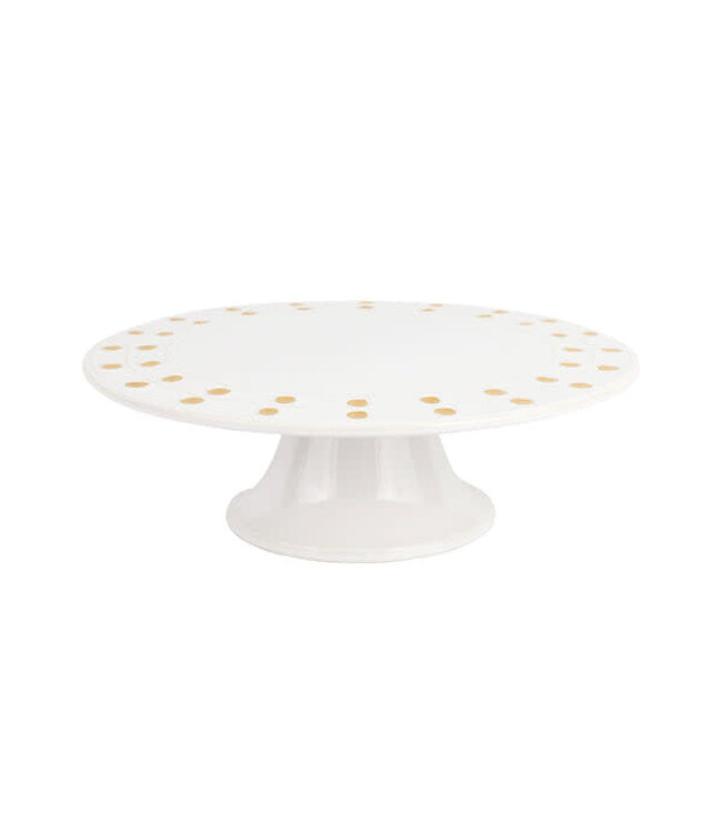 VIETRI Medici Gold Cake Stand