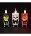 5”H Led Haloween Candle