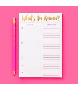 What's For Dinner Meal Planning Notepad