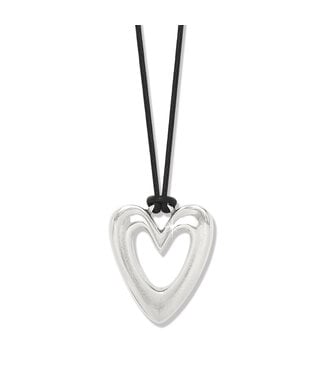 BRIGHTON Cascade Open Heart Cord Necklace