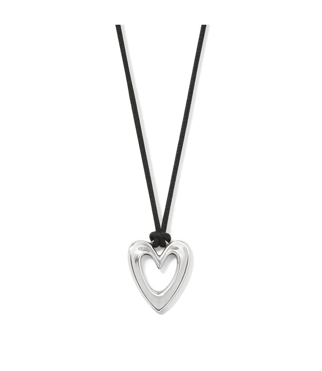 BRIGHTON Cascade Open Heart Petite Cord Necklace