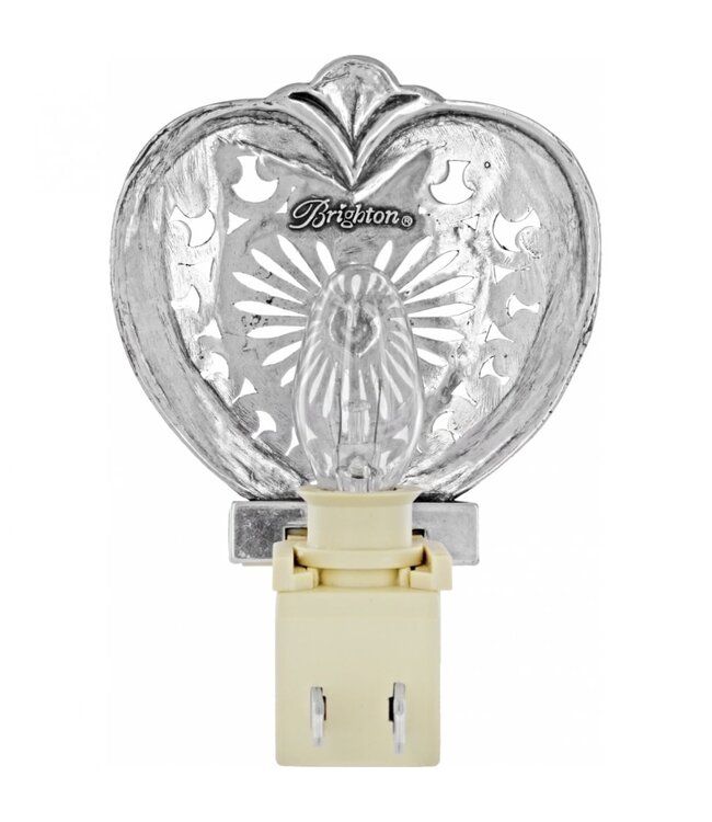 BRIGHTON Bright Heart Nightlight Silver