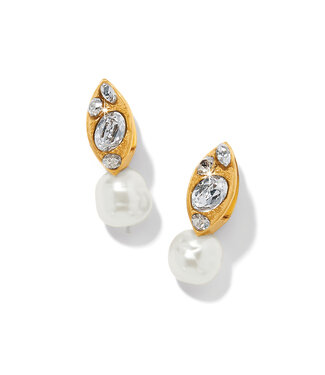 BRIGHTON Trust Your Journey Pearl Drop Earrings