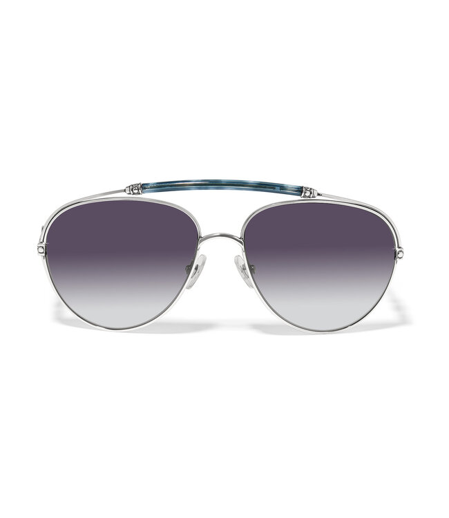 BRIGHTON Contempo Medallion Aviator Sunglasses