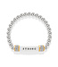 BRIGHTON Meridian Strong Two Tone Stretch Bracelet