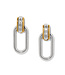 BRIGHTON Mosaic Two Tone Post Drop Earrings