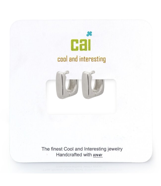 Dainty Plain Huggie Hoop Earring