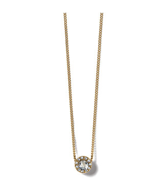 BRIGHTON Illumina Solitaire Necklace Gold