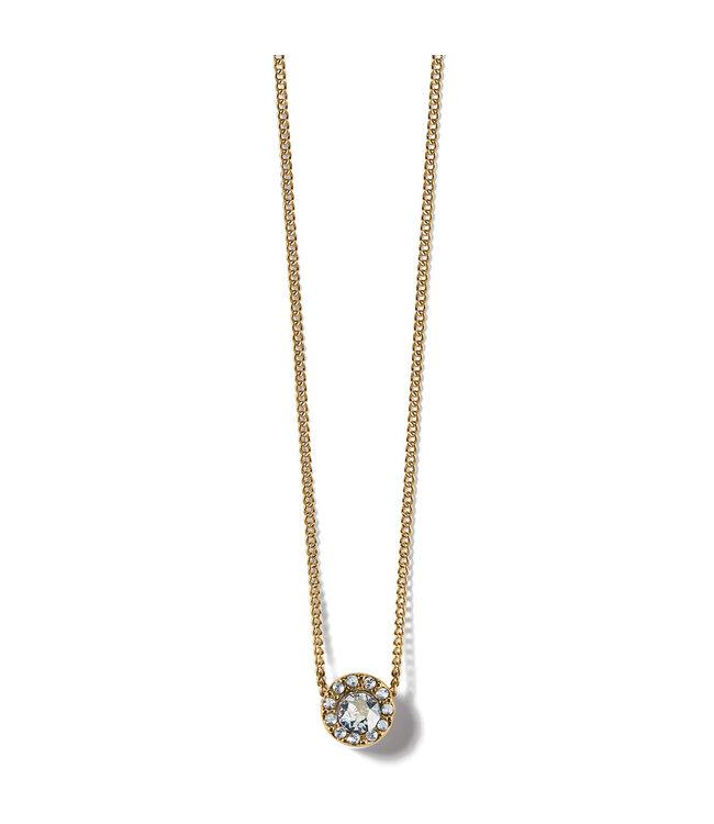 BRIGHTON Illumina Solitaire Necklace Gold