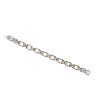 BRIGHTON Mosaic Two Tone Links Bracelet