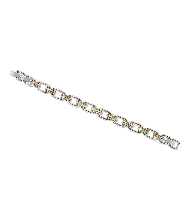 BRIGHTON Mosaic Two Tone Links Bracelet