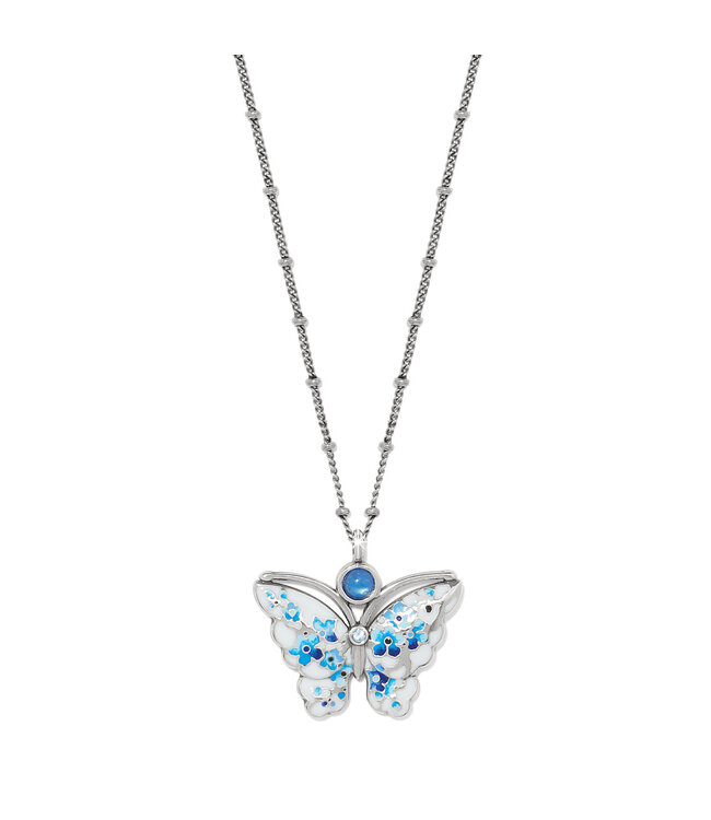 BRIGHTON Kyoto In Bloom Indigo Petite Butterfly Necklace