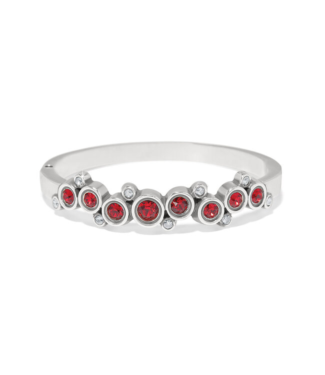 BRIGHTON Constella Cluster Red Hinged Bangle