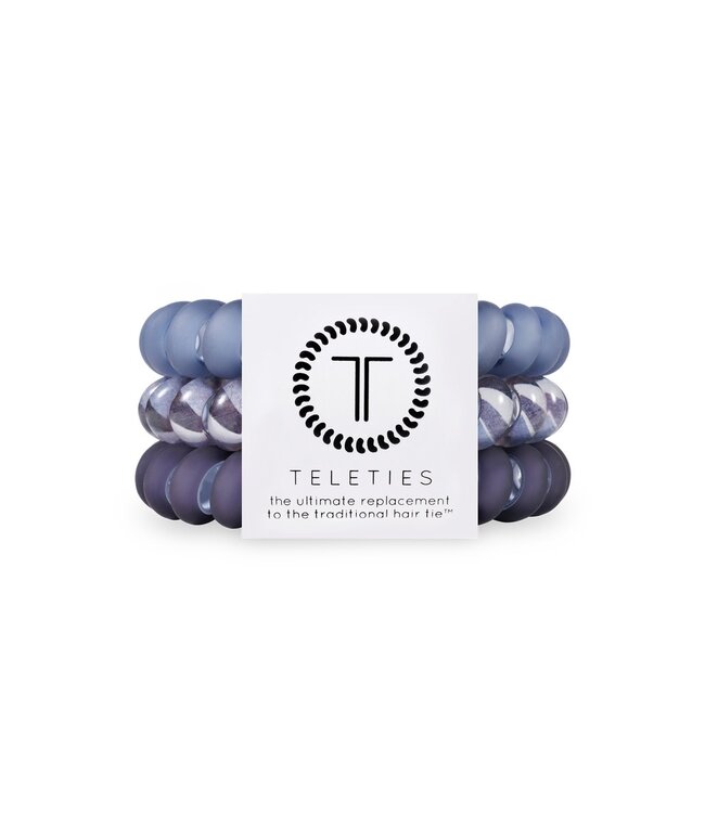 TELETIES Spiral Hair Coils Large Hair Ties