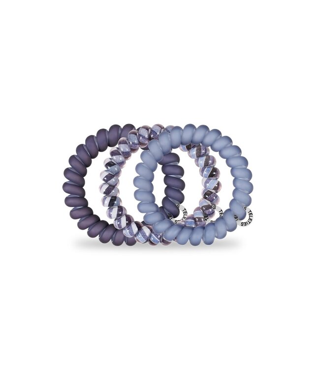 TELETIES Spiral Hair Coils Large Hair Ties