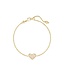 KENDRA SCOTT Ari Heart Gold Chain Bracelet