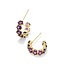 KENDRA SCOTT Cailin Crystal Huggie Earrings