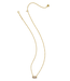 KENDRA SCOTT Bailey Pave Short Pendant Necklace