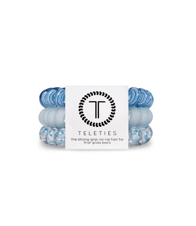 TELETIES Spiral Hair Coils Large Hair Ties