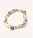 3mm H2O Resistant Gold Ball With Semi-Precious Stones