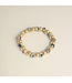3mm H2O Resistant Gold Ball With Semi-Precious Stones