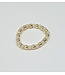 3mm H2O Resistant Gold Ball With Semi-Precious Stones
