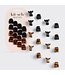KITSCH Recycled Plastic Mini Classic Claw Clips -Set of 16