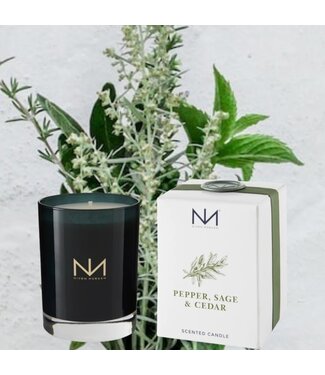 Pepper Sage & Cedar Candle