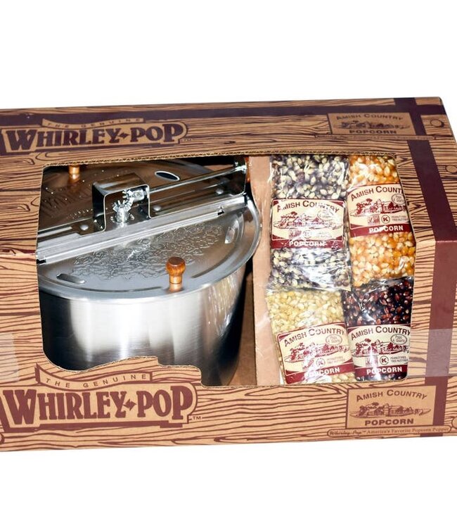 Whirley Pop  with  4oz Bags of Popcorn - Sold as Set