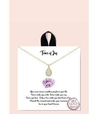 Teardrop of Joy Necklace