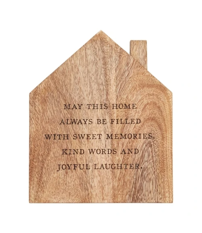 House Wood Trivet