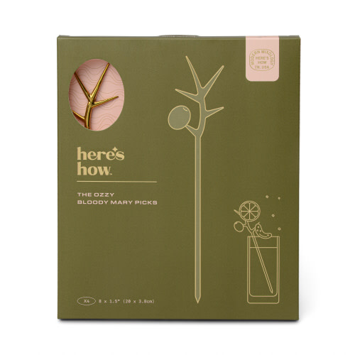 The Ozzy Bloody Mary Picks - Gold - Amber Marie and Company