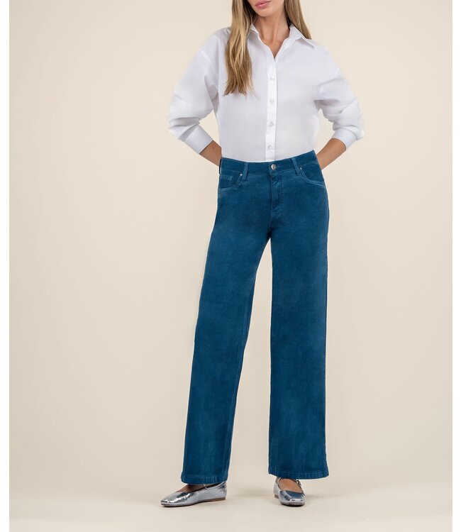 KUT FROM THE KLOTH Chloe Jean High Rise Wide Leg Clean Hem