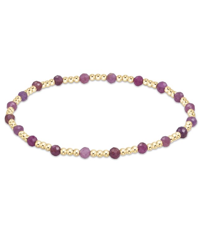 ENEWTON Enewton Extends - Gemstone Gold Sincerity Pattern 2mm Bead Bracelet