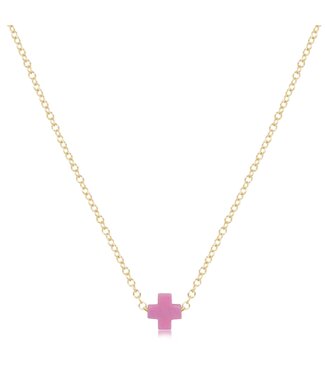 ENEWTON 16" Necklace Gold - Signature Cross Small
