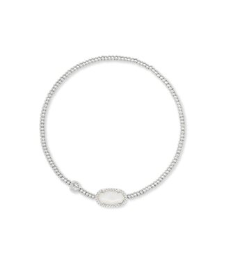 KENDRA SCOTT Grayson Stretch Silver Bracelet