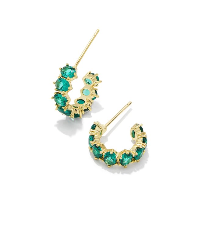 KENDRA SCOTT Cailin Crystal Huggie Earrings
