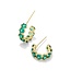KENDRA SCOTT Cailin Crystal Huggie Earrings