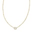 KENDRA SCOTT Mini Elisa Satellite Short Pendant Gold Necklace