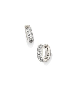 KENDRA SCOTT Mikki Pave Huggie Earrings