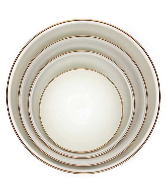 MACKENZIE CHILDS Sterling Check Enamel Everyday Bowl