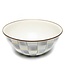 MACKENZIE CHILDS Sterling Check Enamel Everyday Bowl