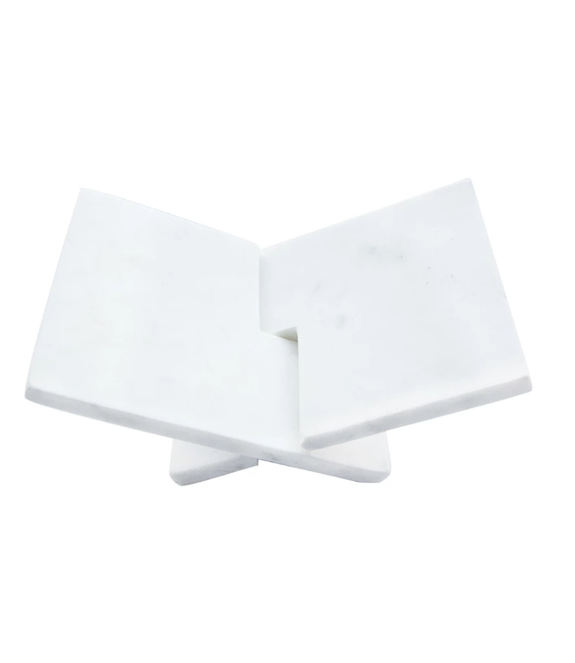 Interlocking Marble Book Holder