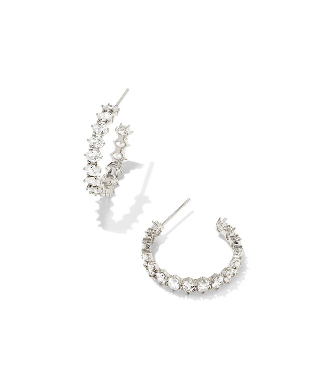 KENDRA SCOTT Cailin Crystal Hoop Earrings