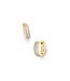 KENDRA SCOTT Mikki Pave Huggie Earrings