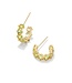 KENDRA SCOTT Cailin Crystal Huggie Earrings